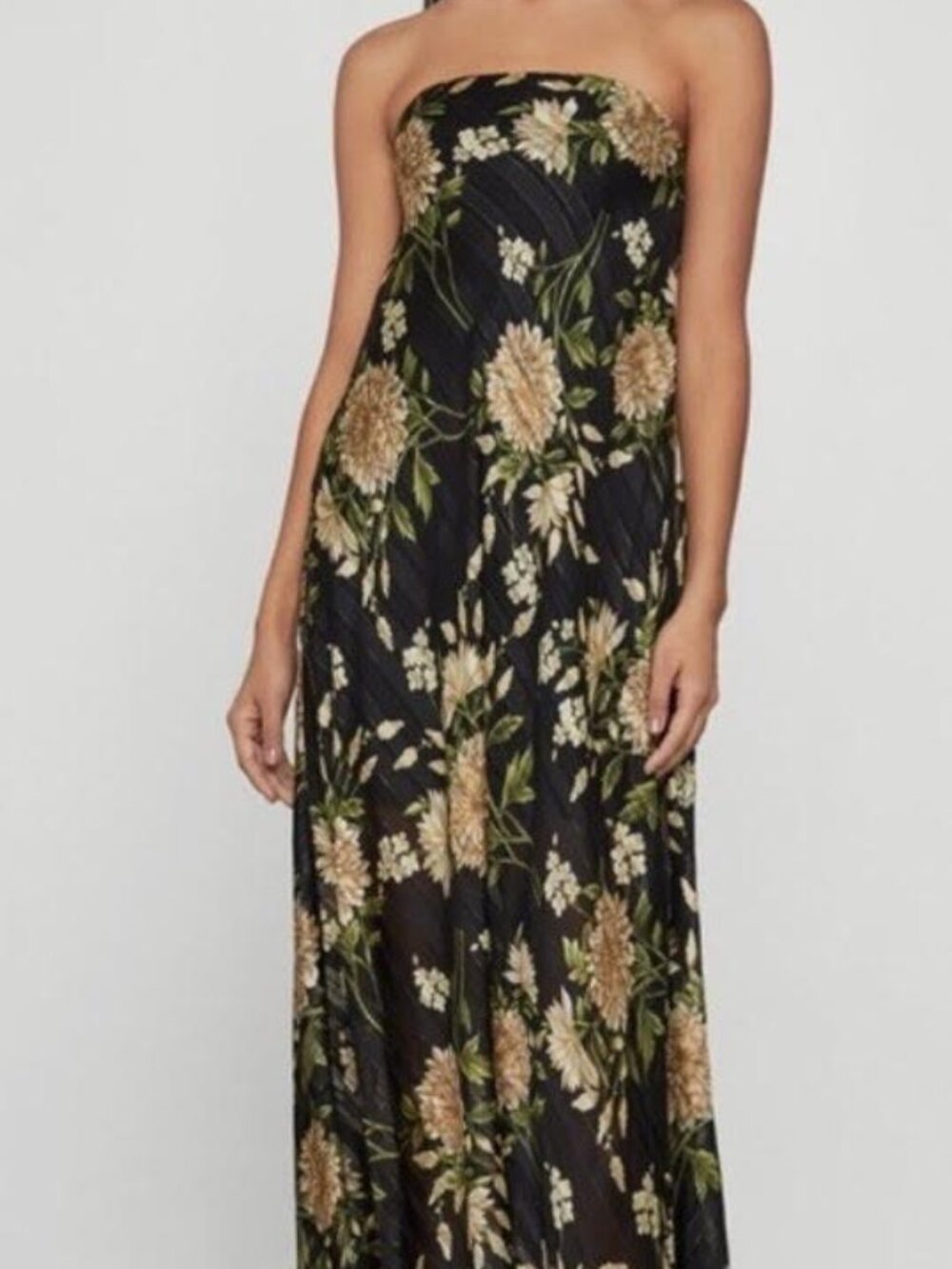 FLORIA STRAPLESS MAXI DRESS